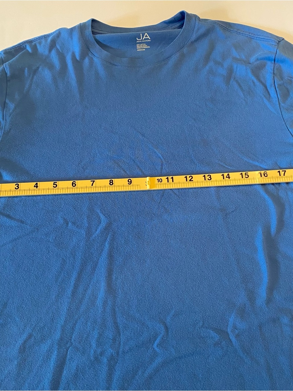 John Ashford Bright Blue Crew Neck Short Sleeve Tee